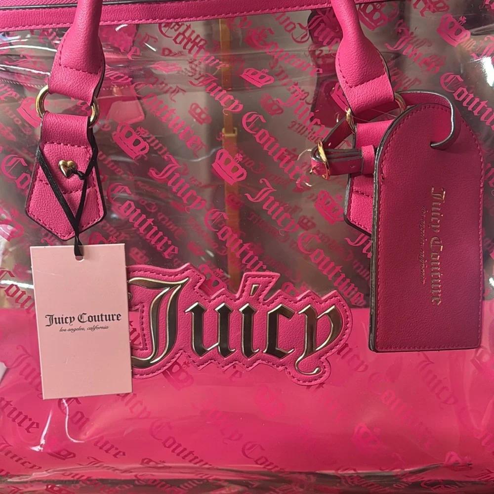 Juicy Couture Free love clear weekender bag - Picture 2 of 8